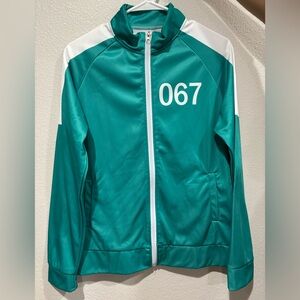 Squid games player 67 front zipper jacket only